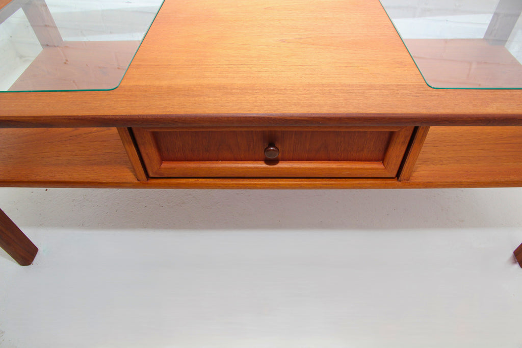 Vintage Teak G Plan Coffee Table with two-way drawer
