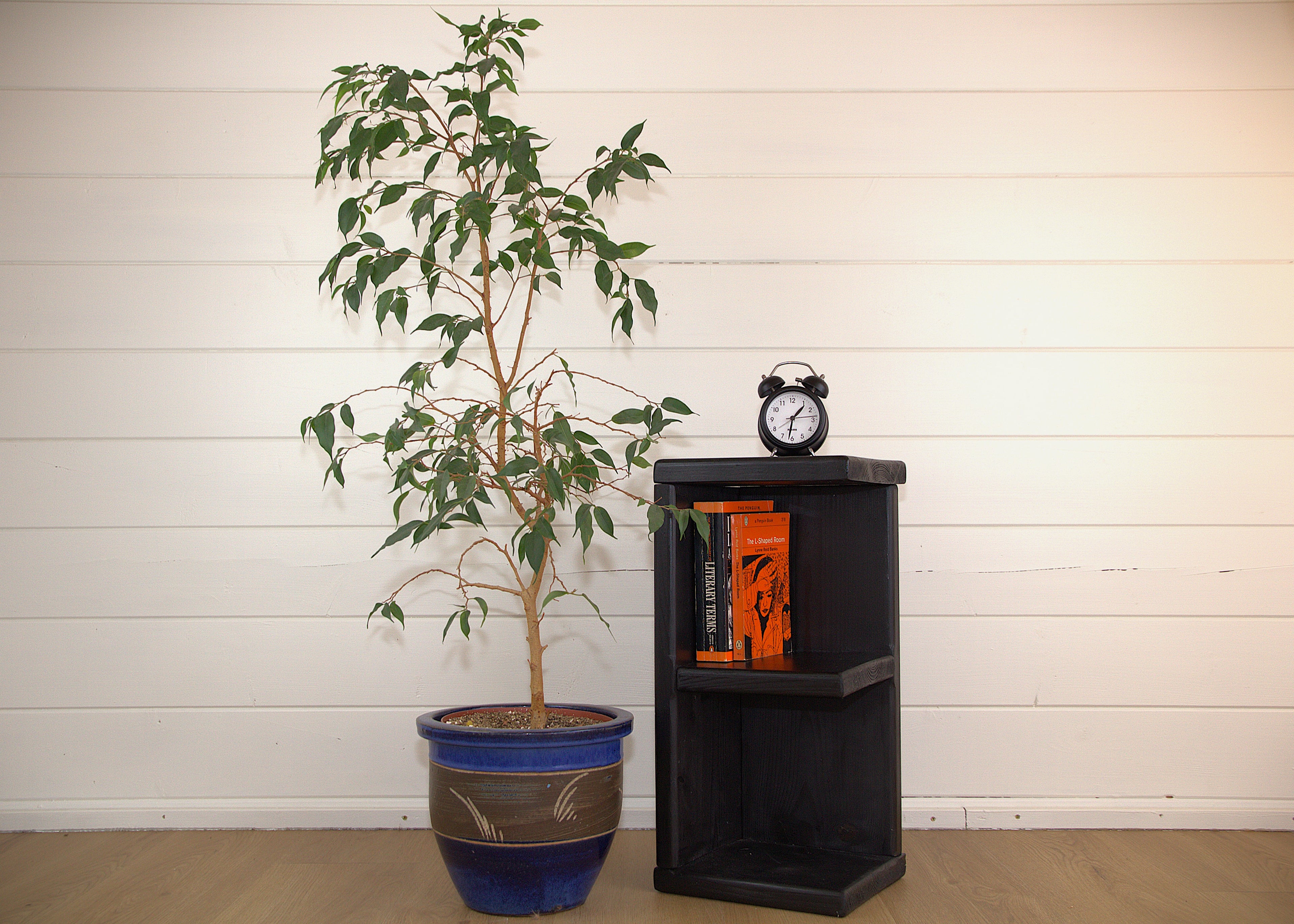 Tower bedside table